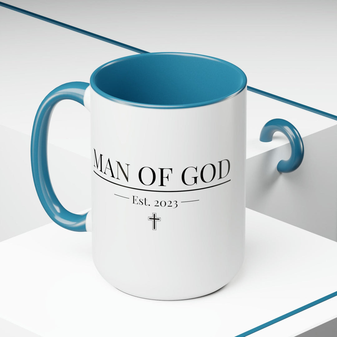 Accent Ceramic Coffee Mug 15oz - Say it Soul Man of God T-shirt Christian