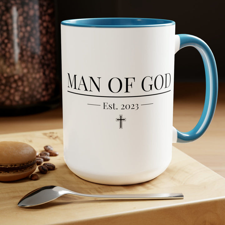 Accent Ceramic Coffee Mug 15oz - Say it Soul Man of God T-shirt Christian