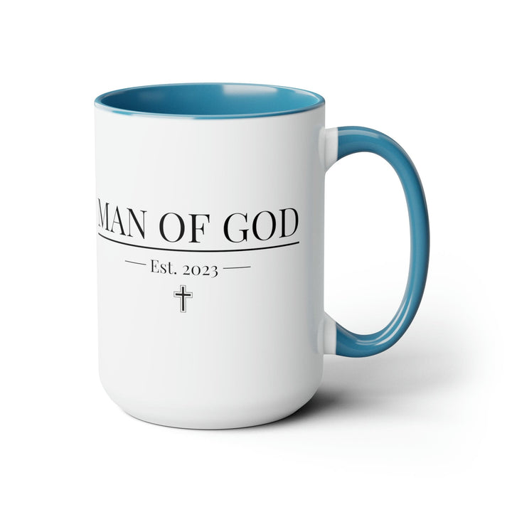 Accent Ceramic Coffee Mug 15oz - Say it Soul Man of God T-shirt Christian