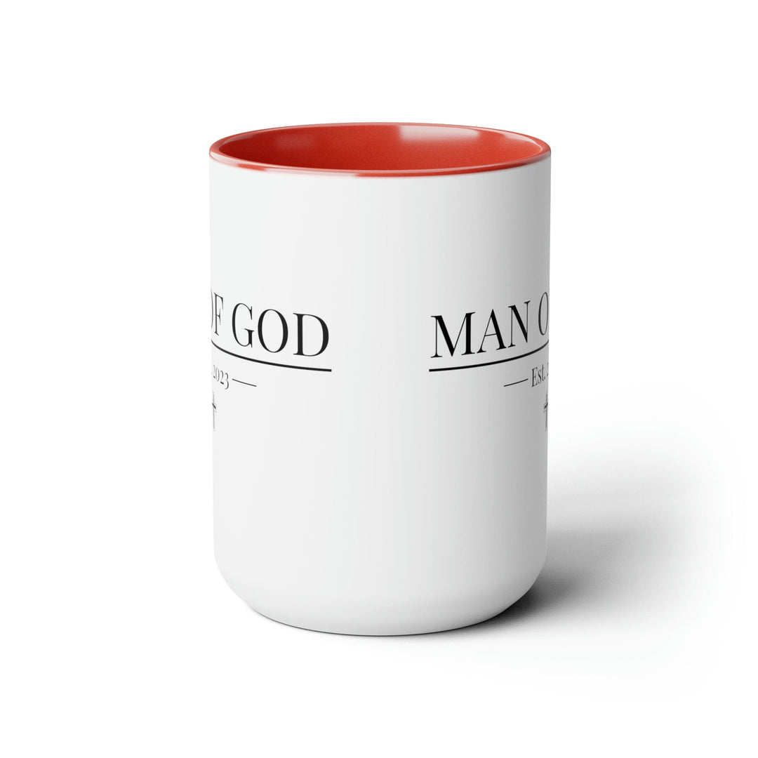 Accent Ceramic Coffee Mug 15oz - Say it Soul Man of God T-shirt Christian