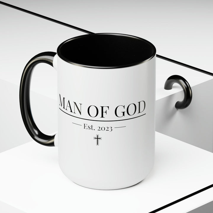 Accent Ceramic Coffee Mug 15oz - Say it Soul Man of God T-shirt Christian