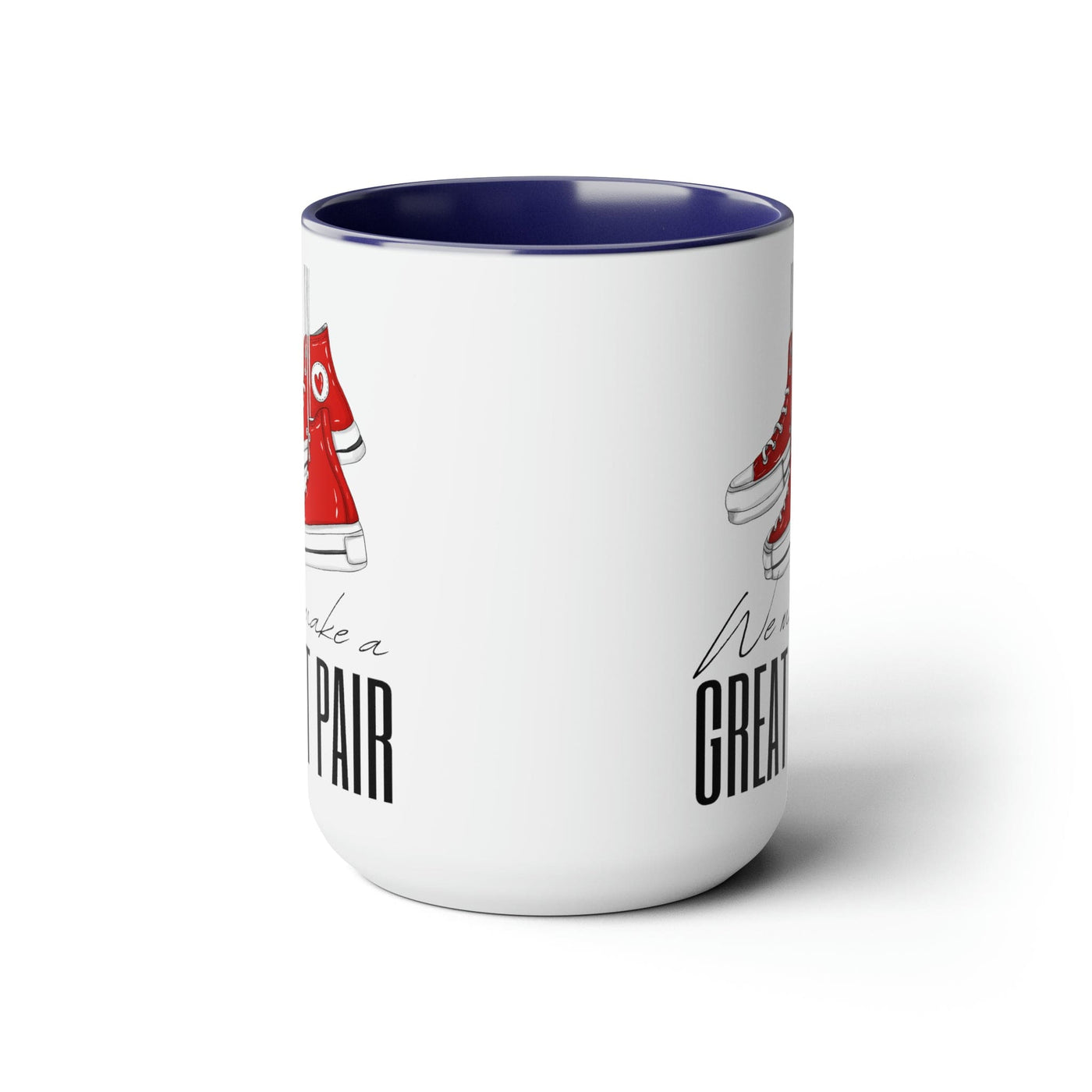 Accent Ceramic Coffee Mug 15oz - Say It Soul We Make a Great Pair Black - Mug