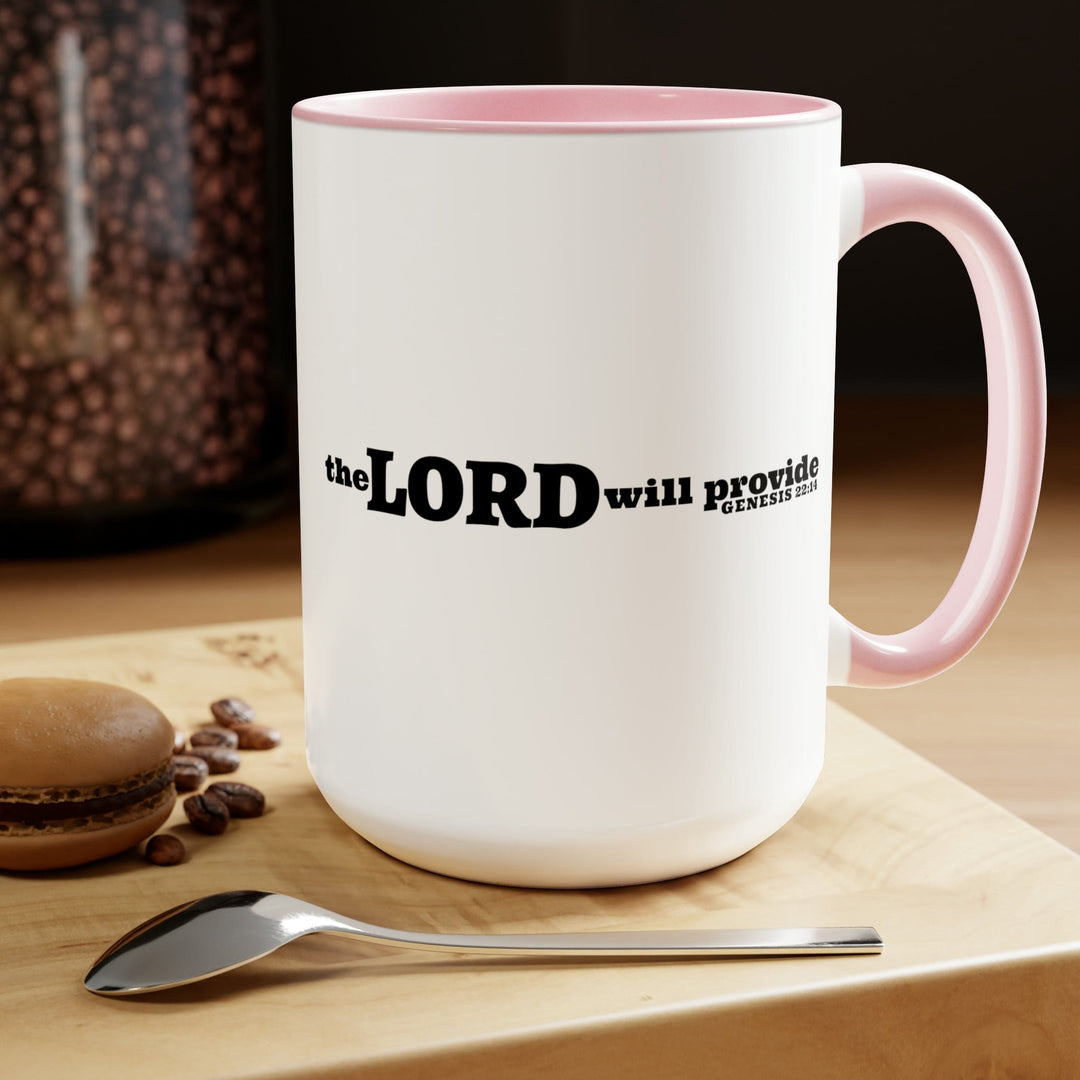 Accent Ceramic Coffee Mug 15oz - the Lord will Provide - Genesis 22:14