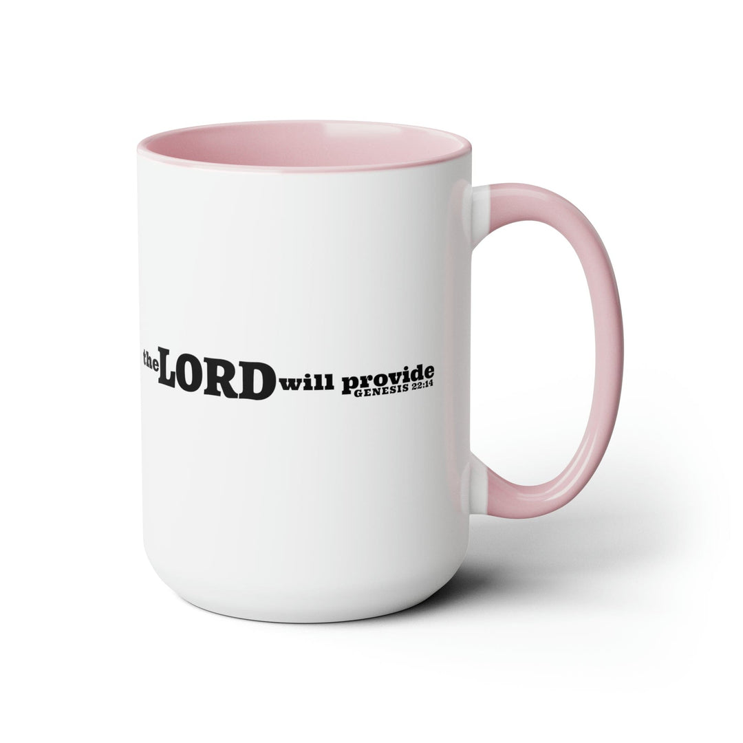 Accent Ceramic Coffee Mug 15oz - the Lord will Provide - Genesis 22:14