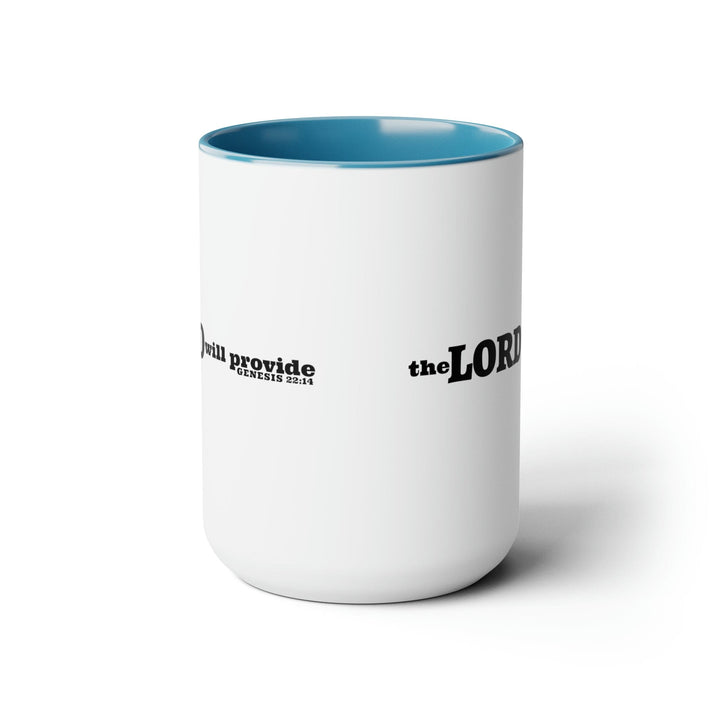 Accent Ceramic Coffee Mug 15oz - the Lord will Provide - Genesis 22:14