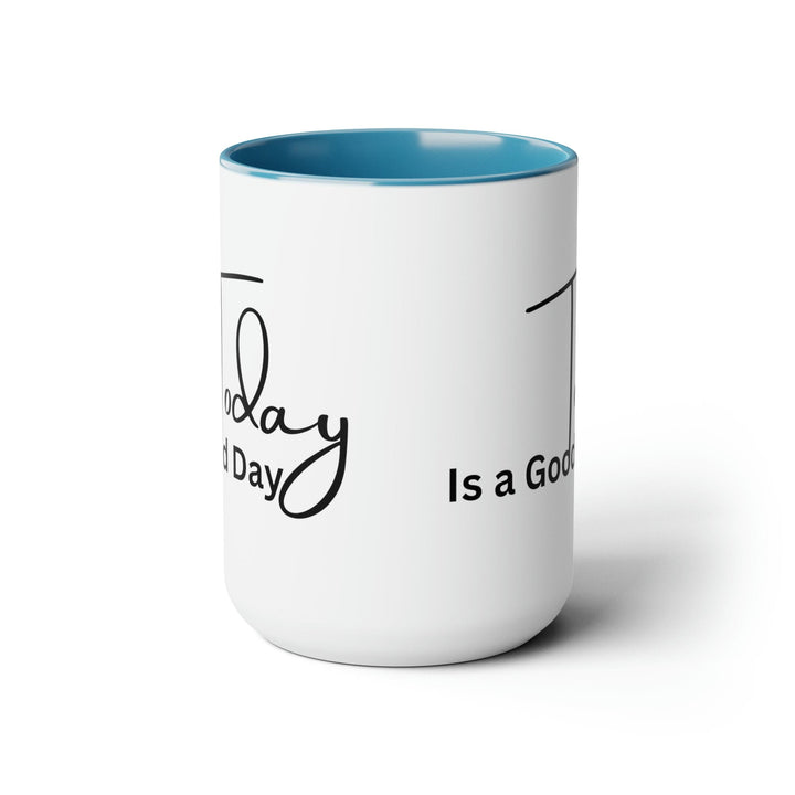 Accent Ceramic Coffee Mug 15oz - Today is a Good Day Black Illustration