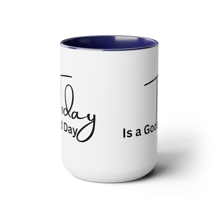 Accent Ceramic Coffee Mug 15oz - Today is a Good Day Black Illustration