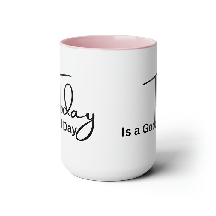 Accent Ceramic Coffee Mug 15oz - Today is a Good Day Black Illustration