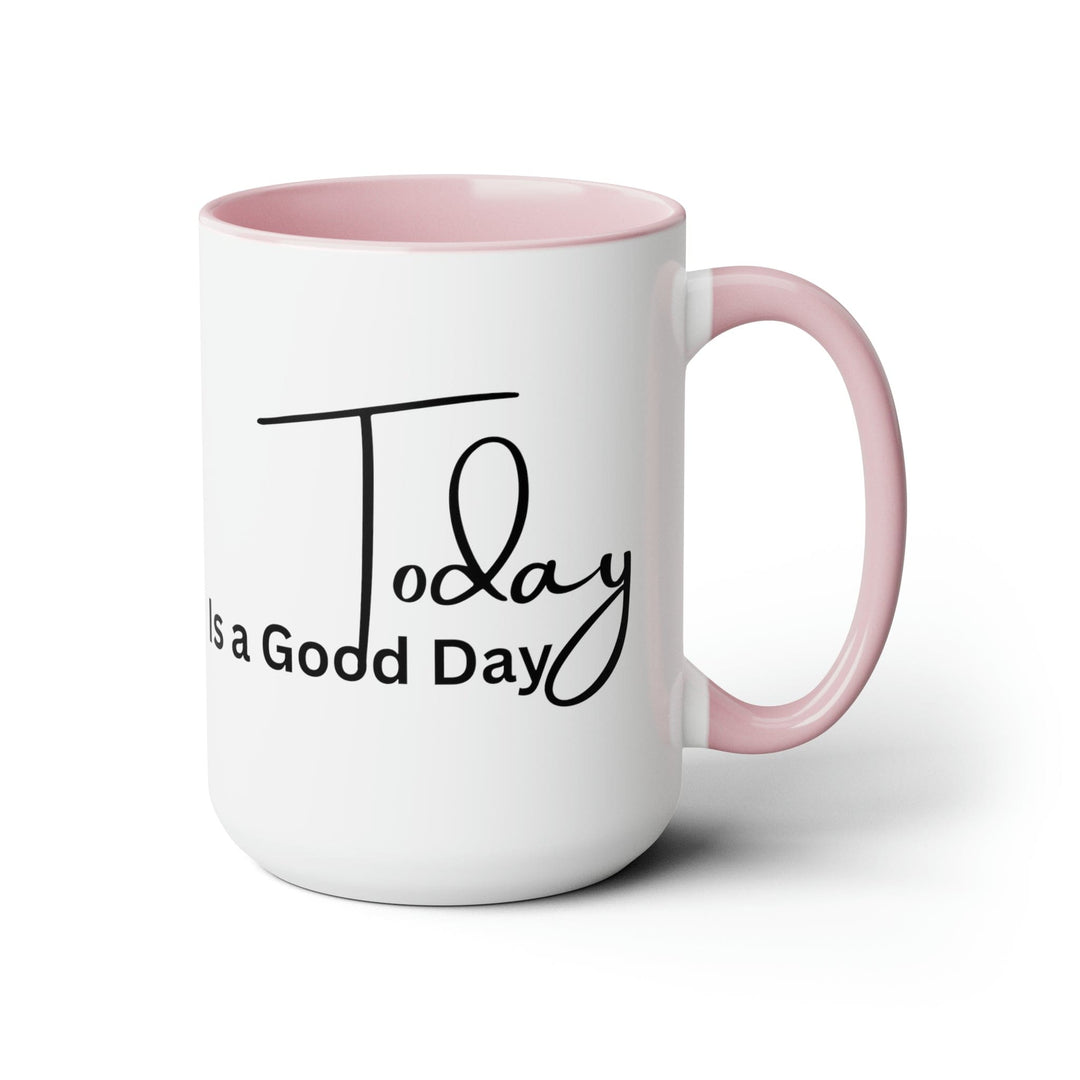 Accent Ceramic Coffee Mug 15oz - Today is a Good Day Black Illustration