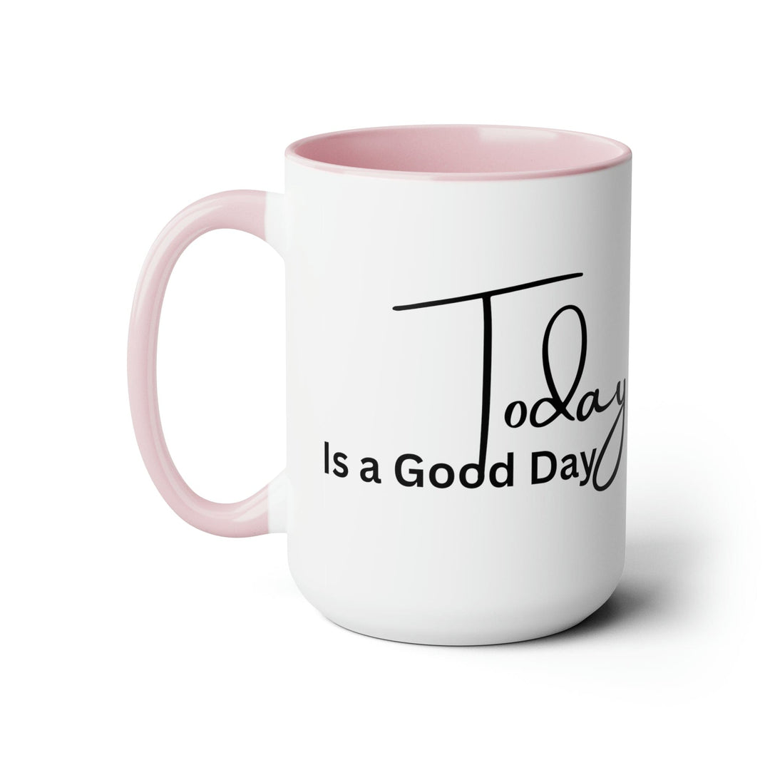 Accent Ceramic Coffee Mug 15oz - Today is a Good Day Black Illustration