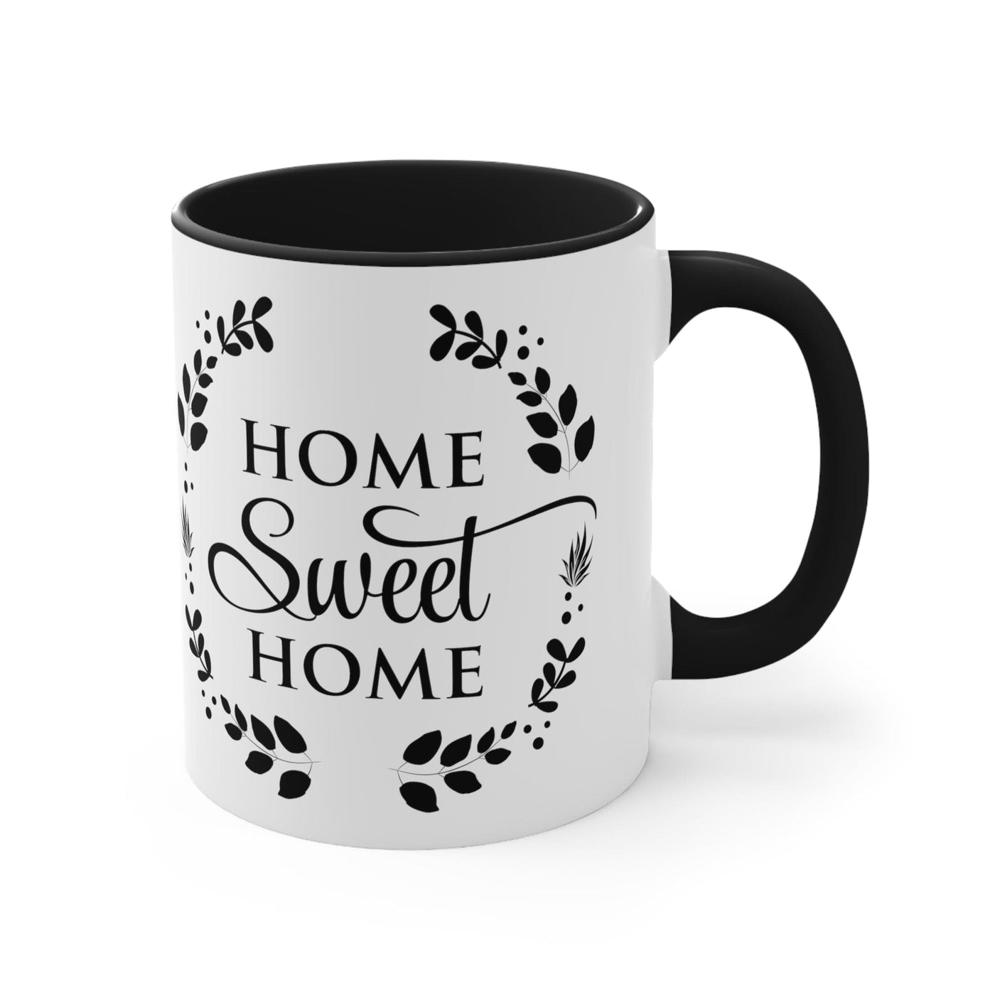Accent Ceramic Mug 11oz - Home Sweet Decorative | Mugs