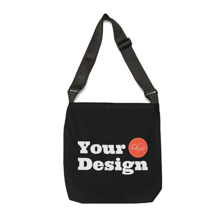 Adjustable Black Tote Bag (polyester) - Custom/Bags