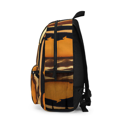 Backpack - Large Water-resistant Bag Zorse Geometric Print Pattern - Bags