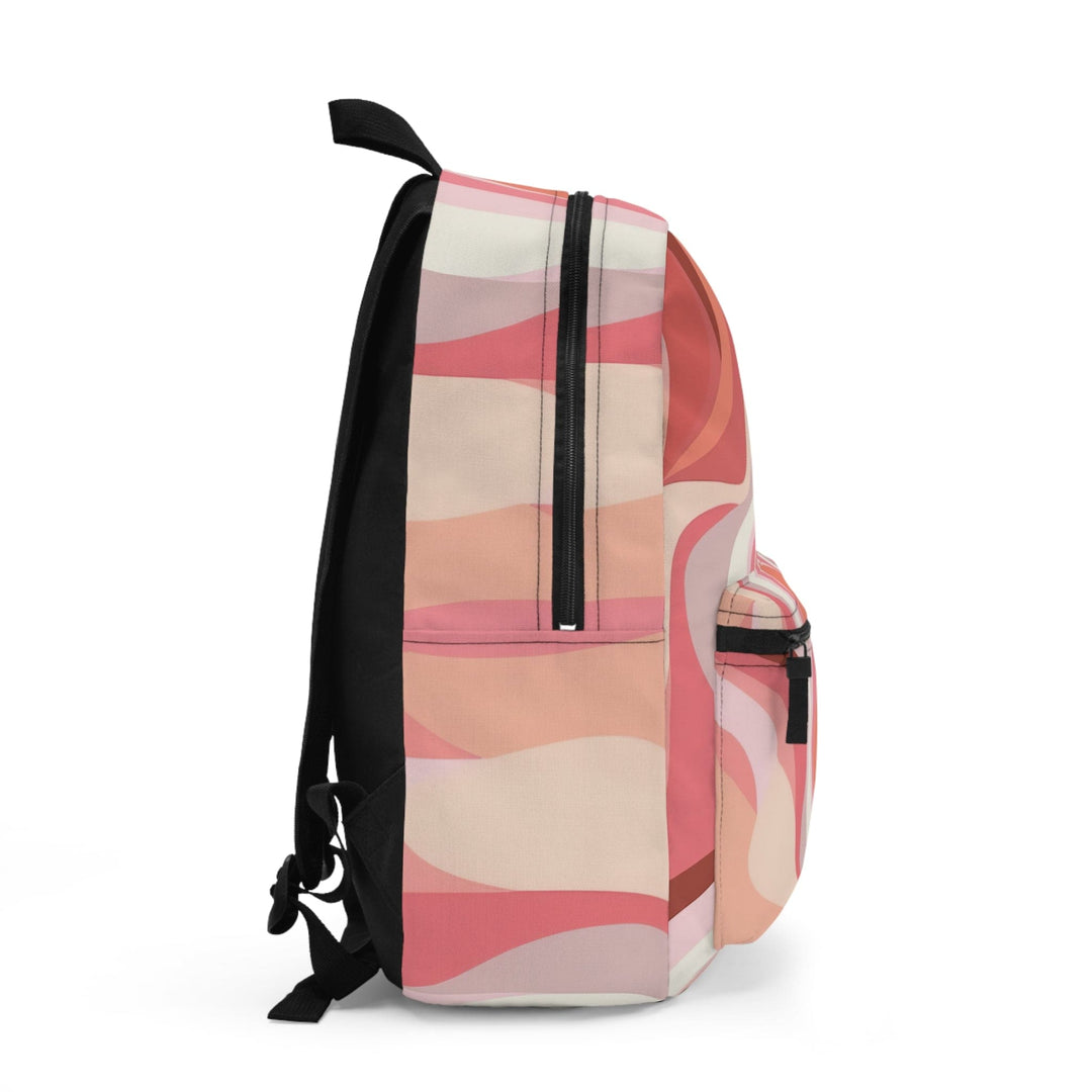 Backpack Work/school/leisure - Waterproof - Boho Pink and White Contemporary