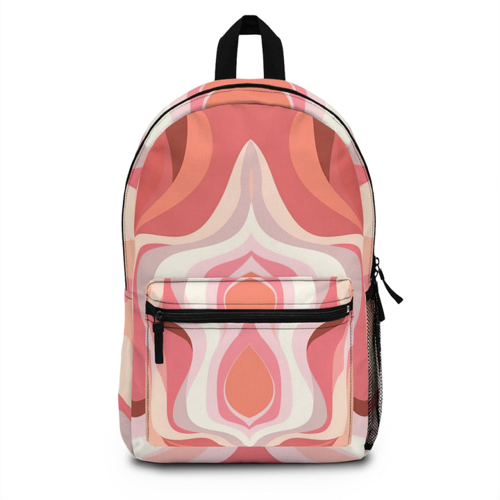 Backpack Work/school/leisure - Waterproof - Boho Pink and White Contemporary