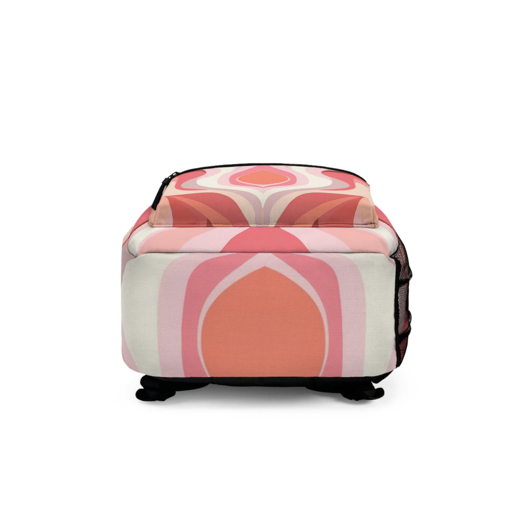 Backpack Work/school/leisure - Waterproof - Boho Pink and White Contemporary