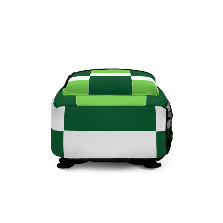 Backpack Work/school/leisure - Waterproof - Lime Forest Irish Green Colorblock
