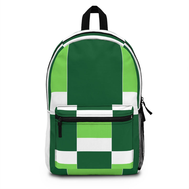 Backpack Work/school/leisure - Waterproof - Lime Forest Irish Green Colorblock