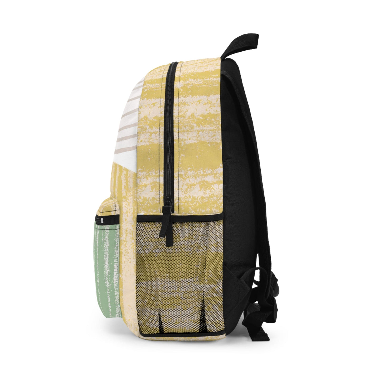 Backpack Work/school/leisure - Waterproof Mint Green Textured Look Boho Print