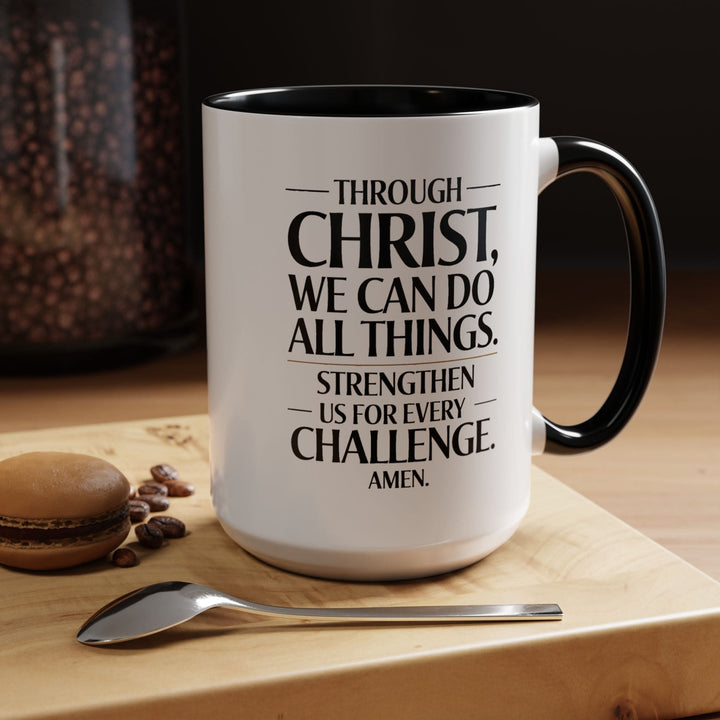 Beautiful Ceramic Gift Mug with Inspirational Prayer for Daily Motivation