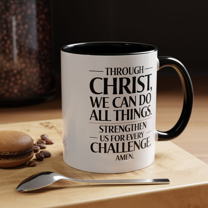 Beautiful Ceramic Gift Mug with Inspirational Prayer for Daily Motivation