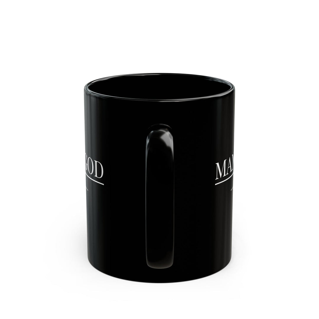 Black Ceramic Mug - 11oz Man Of God Print - Decorative | Ceramic Mugs | 11oz