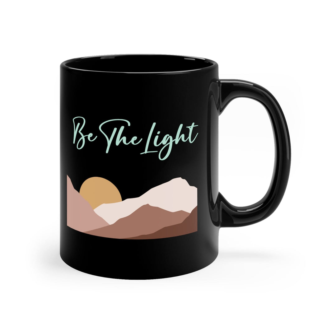 Black Ceramic Mug - 11oz Say it Soul be the Light Illustration - Decorative