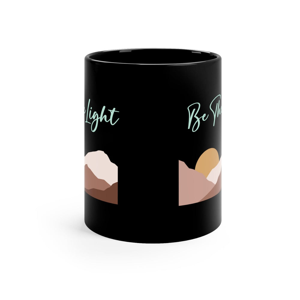 Black Ceramic Mug - 11oz Say it Soul be the Light Illustration - Decorative