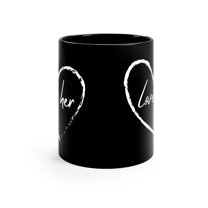 Black Ceramic Mug - 11oz Say it Soul Love Her - Decorative | Ceramic Mugs | 11oz