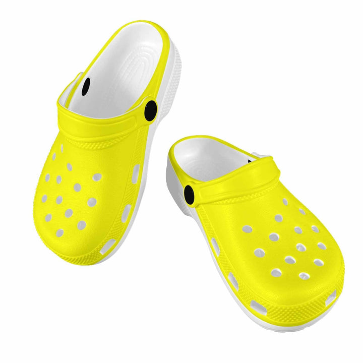 Bright Yellow Clogs For Youth - Unisex | Clogs | Youth