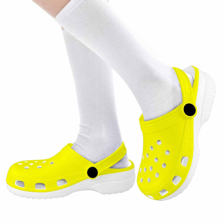 Bright Yellow Clogs For Youth - Unisex | Clogs | Youth