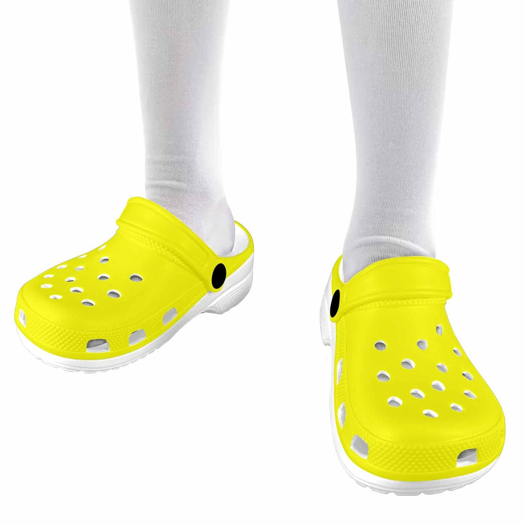 Bright Yellow Clogs For Youth - Unisex | Clogs | Youth