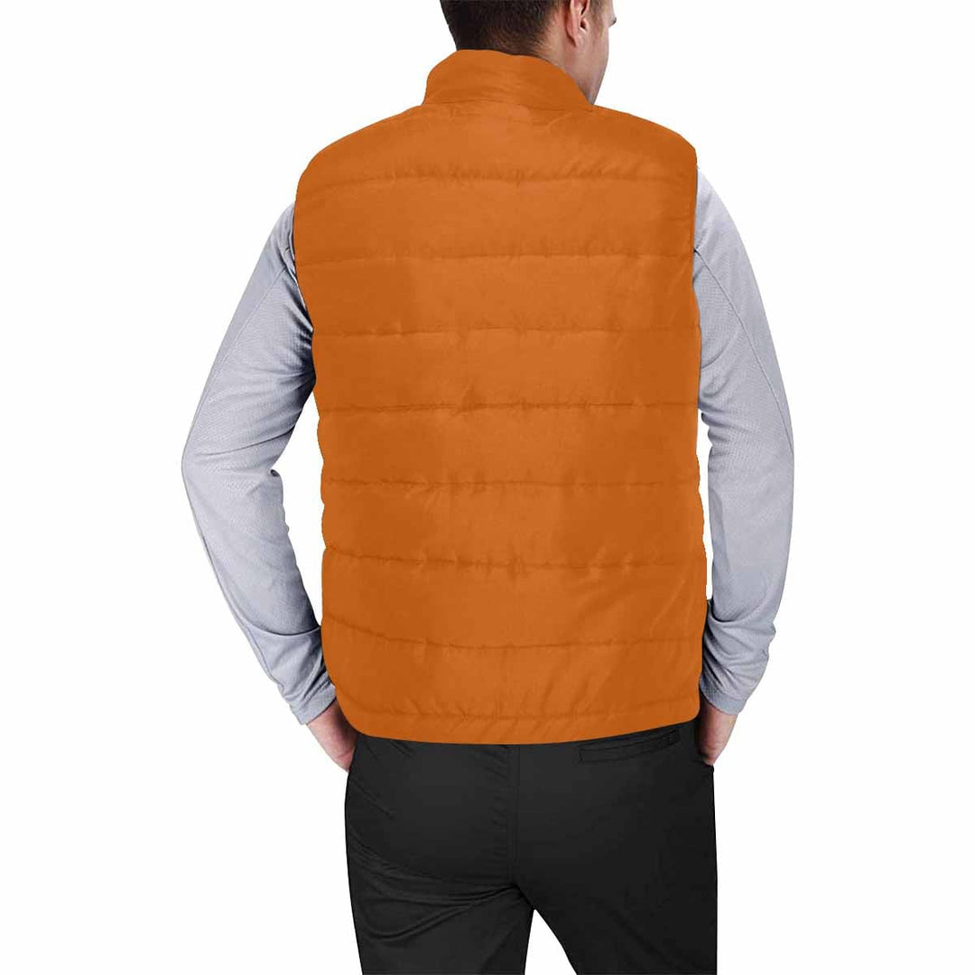 Burnt Orange Mens Padded Vest - Mens | Vests