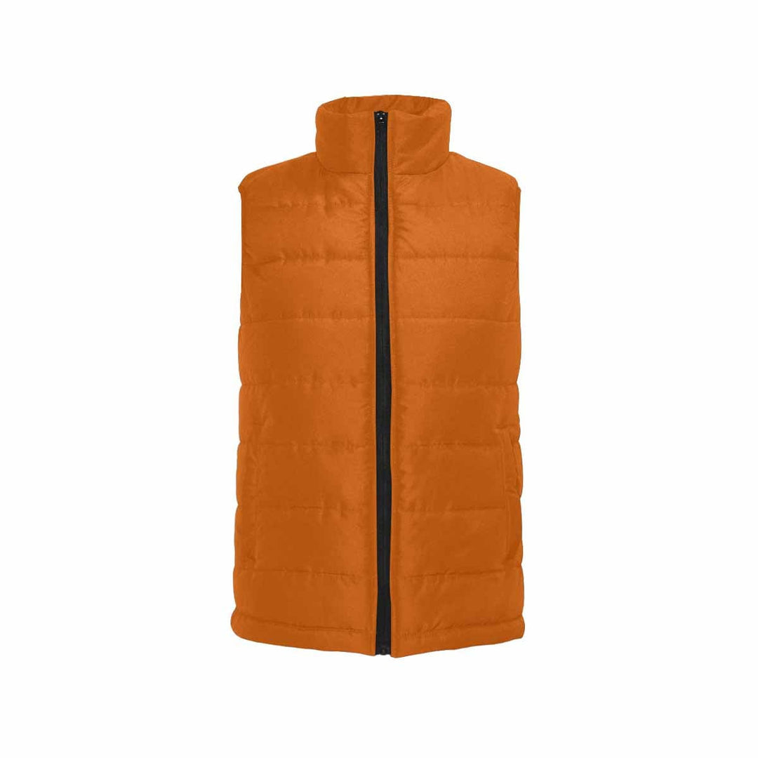 Burnt Orange Mens Padded Vest - Mens | Vests