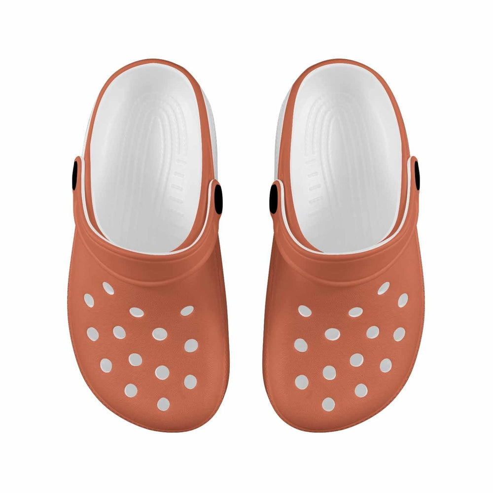 Burnt Sienna Red Clogs For Youth - Unisex | Clogs | Youth