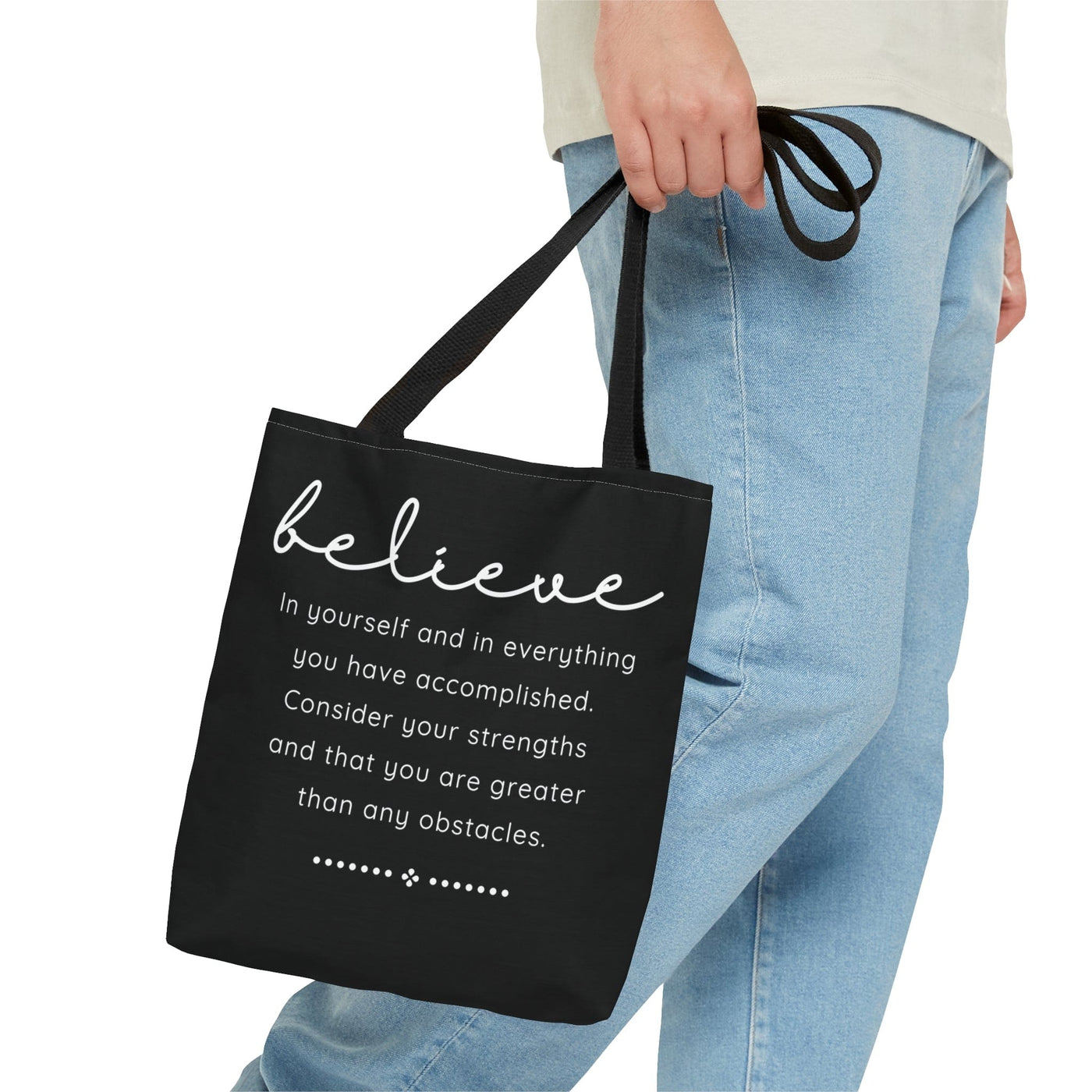 Canvas Tote Bag Believe In Yourself - Bags