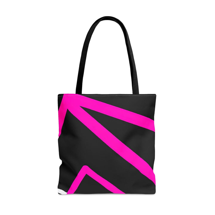 Canvas Tote Bag Black And Pink Pattern - Bags | Canvas Tote Bags