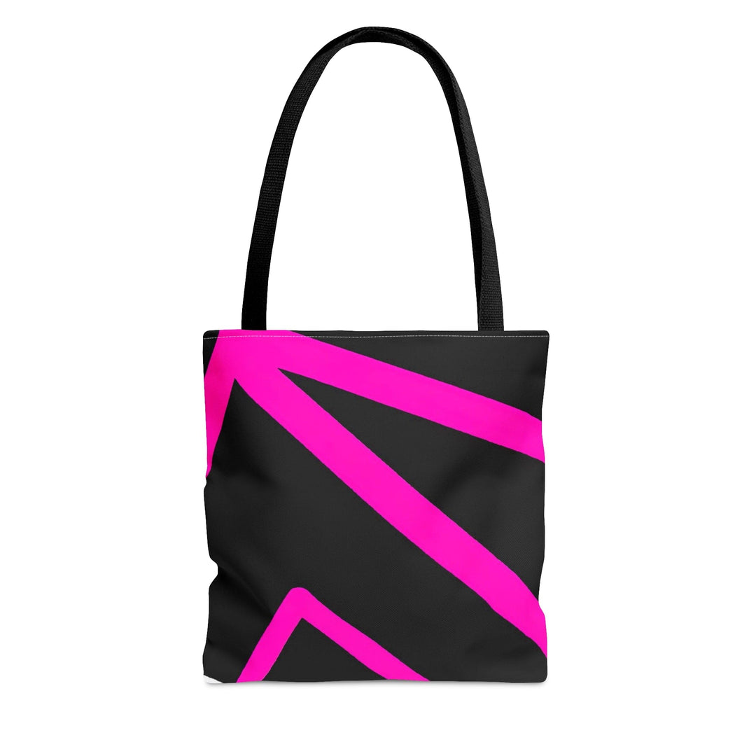 Canvas Tote Bag Black And Pink Pattern - Bags | Canvas Tote Bags