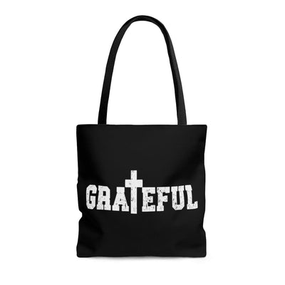 Canvas Tote Bag Grateful Christian Inspiration Affirmation - Bags