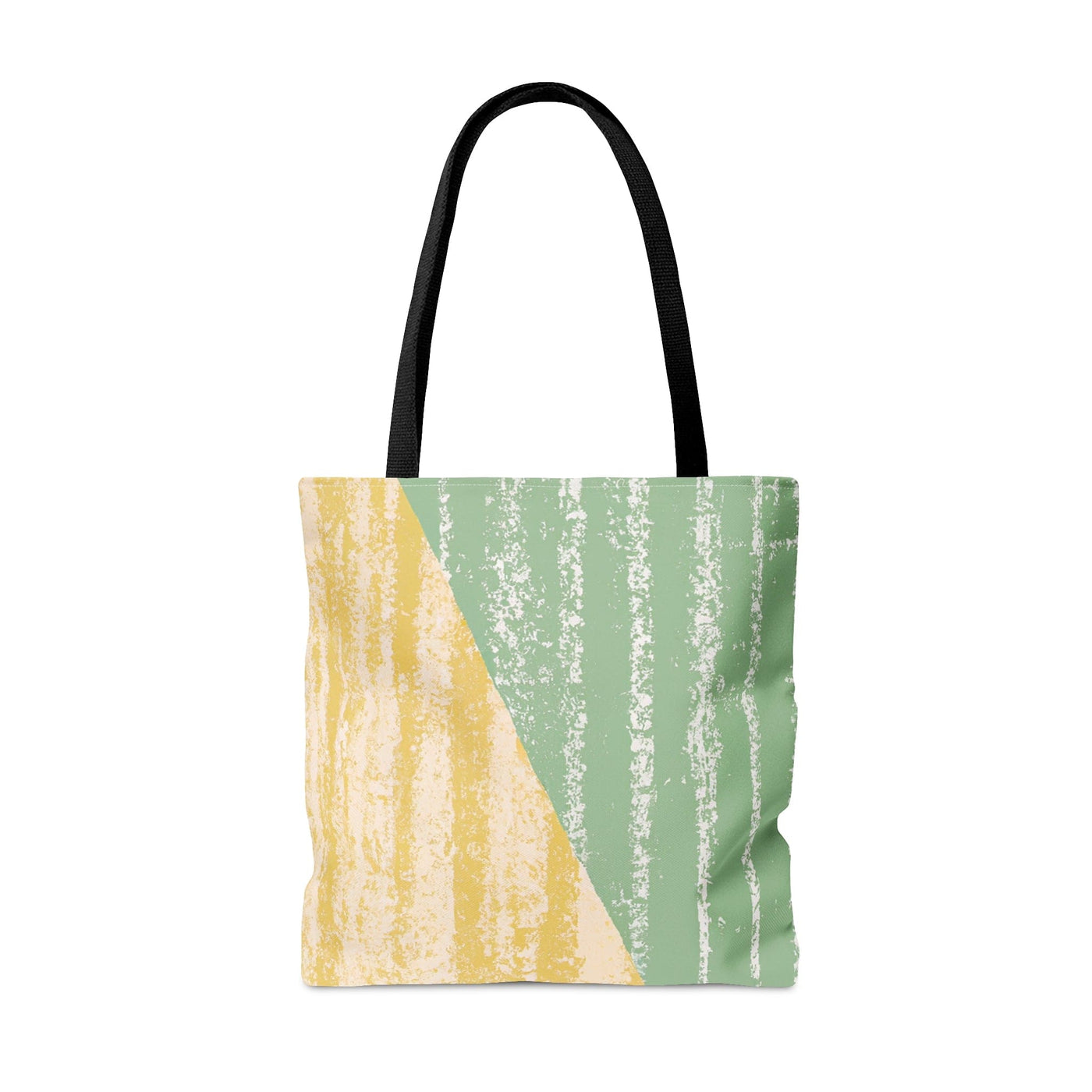 Canvas Tote Bag Green Textured Boho Pattern - Bags