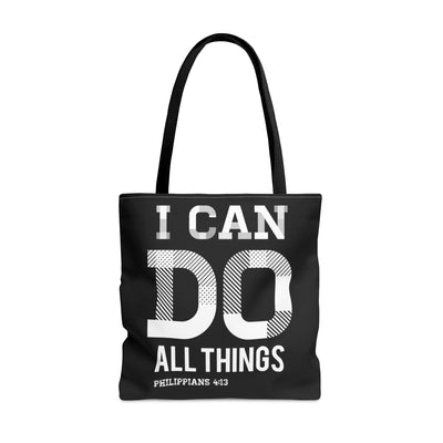 Canvas Tote Bag i Can Do All Things Philippians 4:13 - Bags