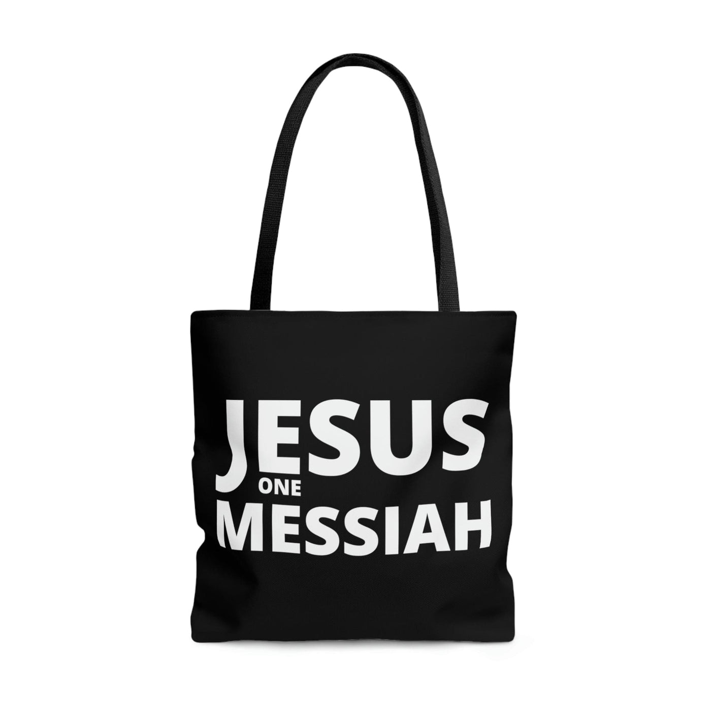 Canvas Tote Bag Jesus One Messiah Christian Inspiration - Bags | Canvas Tote