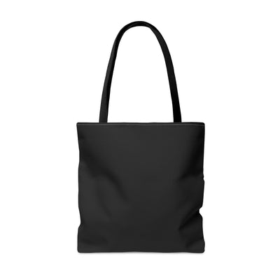 Canvas Tote Bag Love All Day Every White Grey Print - Bags