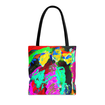 Canvas Tote Bag Multicolor Abstract Pattern - Bags