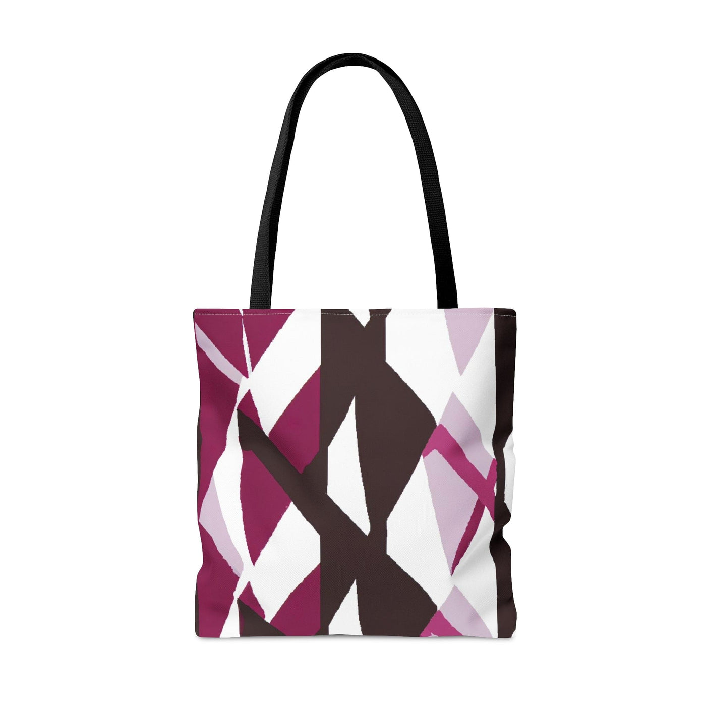 Canvas Tote Bag Pink Mauve Pattern - Bags