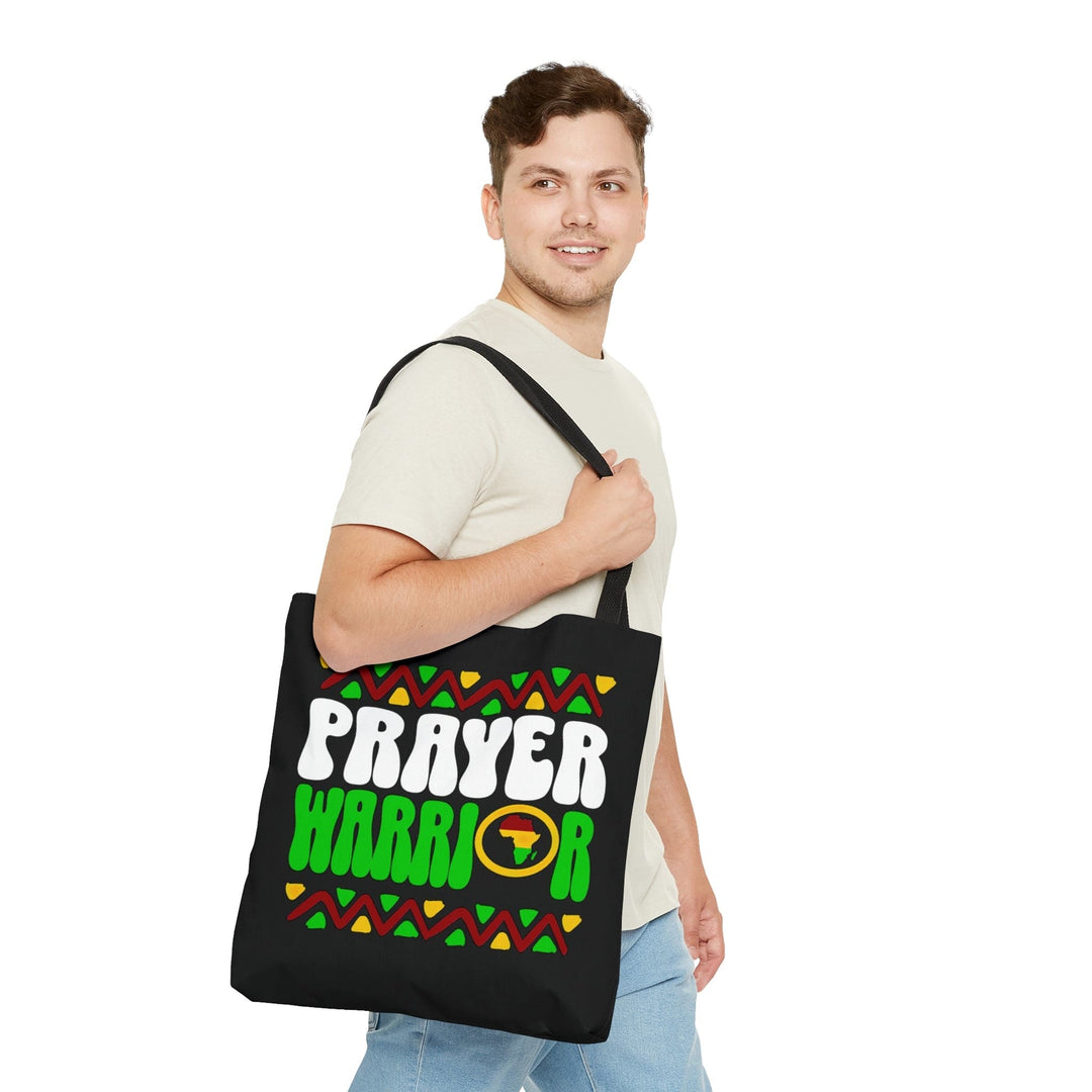 Canvas Tote Bag Prayer Warrior Christian Inspiration Africa - Bags | Canvas