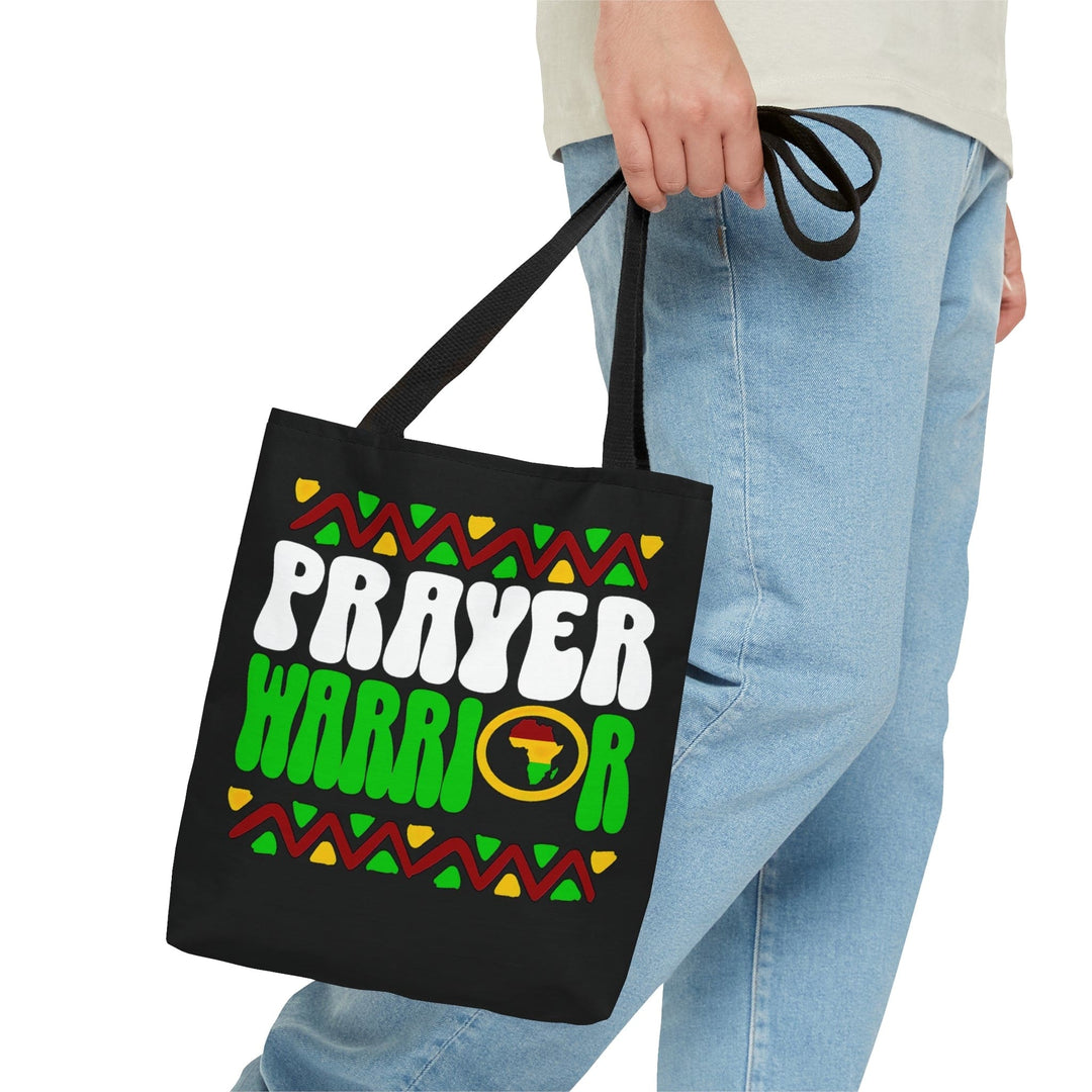 Canvas Tote Bag Prayer Warrior Christian Inspiration Africa - Bags | Canvas