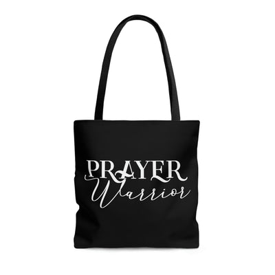 Canvas Tote Bag Prayer Warrior Christian Inspiration - Bags | Canvas Tote Bags