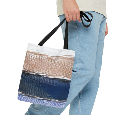 Canvas Tote Bag Rustic Hues Pattern - Bags