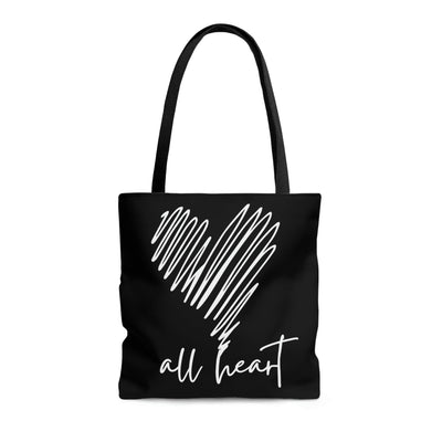 Canvas Tote Bag Say It Soul All Heart White Line Art Print - Bags | Canvas Tote